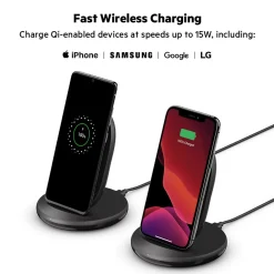 Online 15W Wireless Charging Stand + QC 3.0 24W Wall Charger Wireless Charging Stands