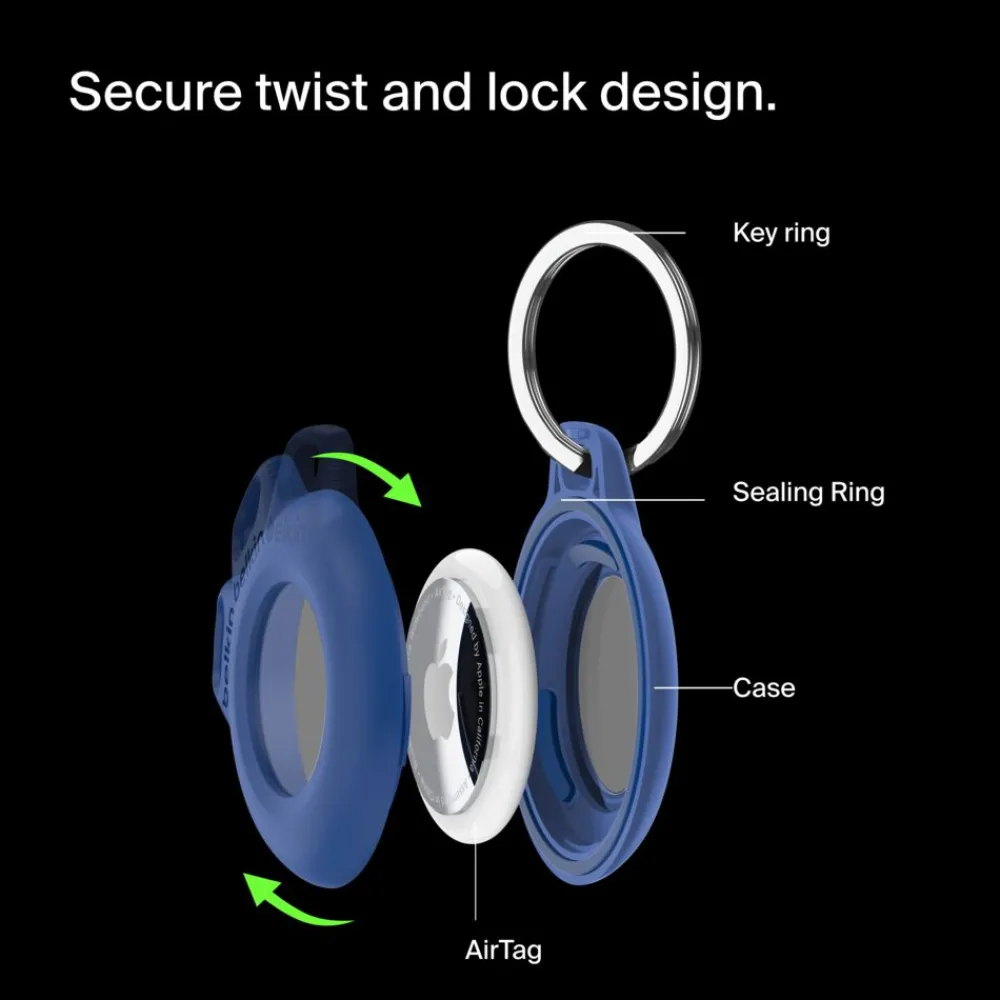 Best Waterproof Secure Holder with Key Ring for AirTag Airtag Accessories