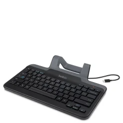 Clearance Wired Tablet Keyboard with Stand with USB-C Connector Phone, Tablet & Apple Vision Pro Accessories