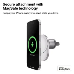 Fashion Wireless Car Charger with Official MagSafe Charging 15W Car Chargers|Wireless Car Chargers