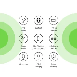 Online Wireless Earbuds for Kids Kids Kids' Headphones And Earbuds