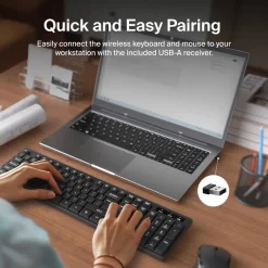 Fashion Wireless Keyboard and Mouse Combo Computer Accessories