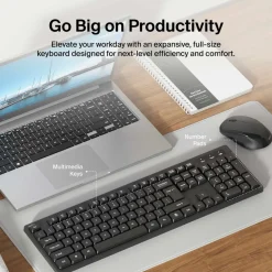 Fashion Wireless Keyboard and Mouse Combo Computer Accessories